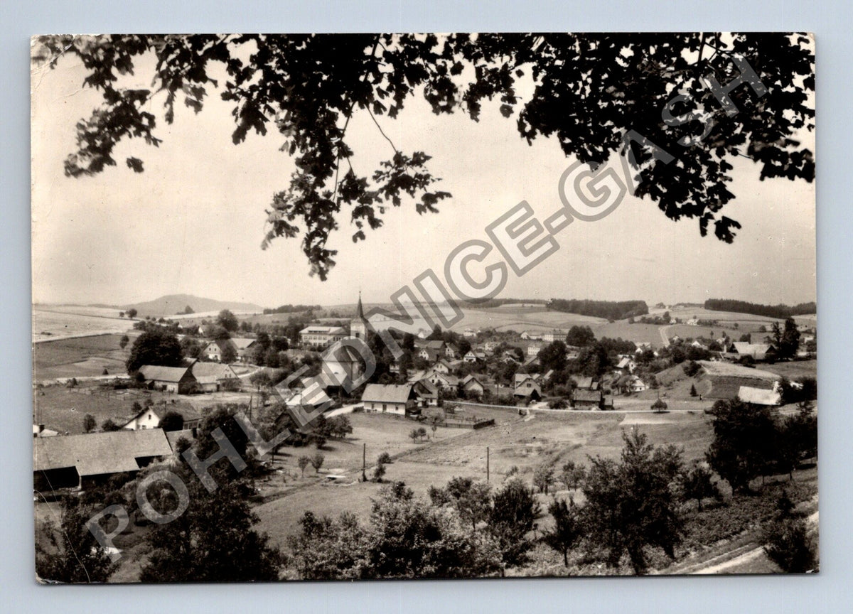 Pohlednice Horní Cerekev kostel obec krajina (M39799)