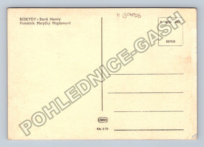 Pohlednice BESKYDY Staré Hamry Památník Maryčky Magdonové (M39806)