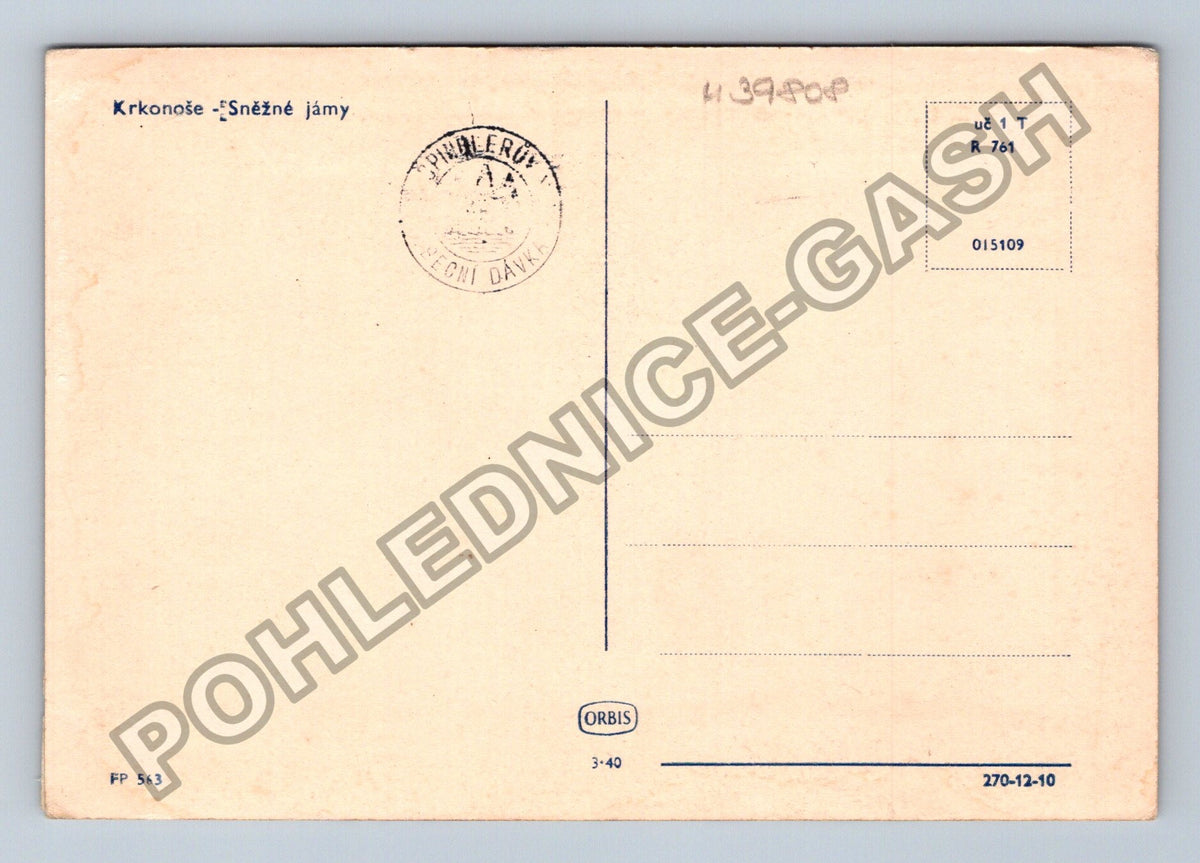 Pohlednice Krkonoše Sněžné jámy (M39808)