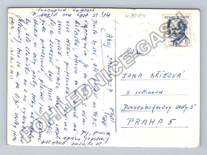 Pohlednice ČR Krkonoše chata Vyhlídce zima (M39811)