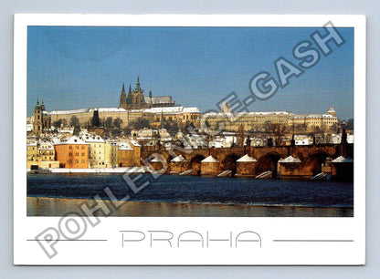Pohlednice Praha Karlův most Malá Strana Pražský hrad 2003 (M39814)