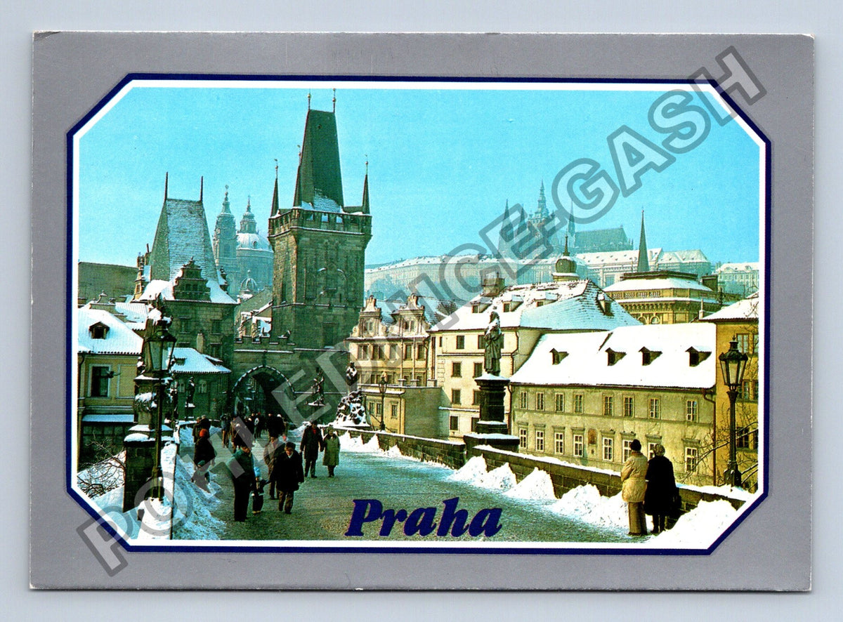 Pohlednice Praha Hradčany Malostranské mostecké věže Karlův (M39815)