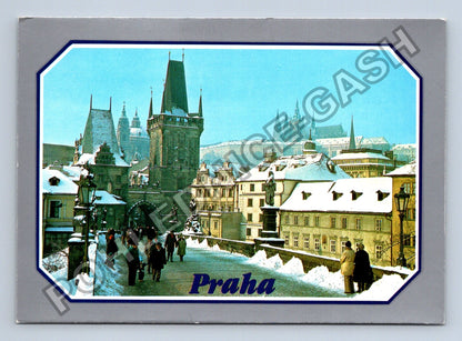 Pohlednice Praha Hradčany Malostranské mostecké věže Karlův (M39815)