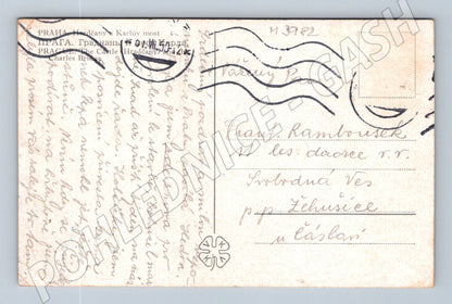 Pohlednice Pražský hrad a Karlův most historický (M3982)