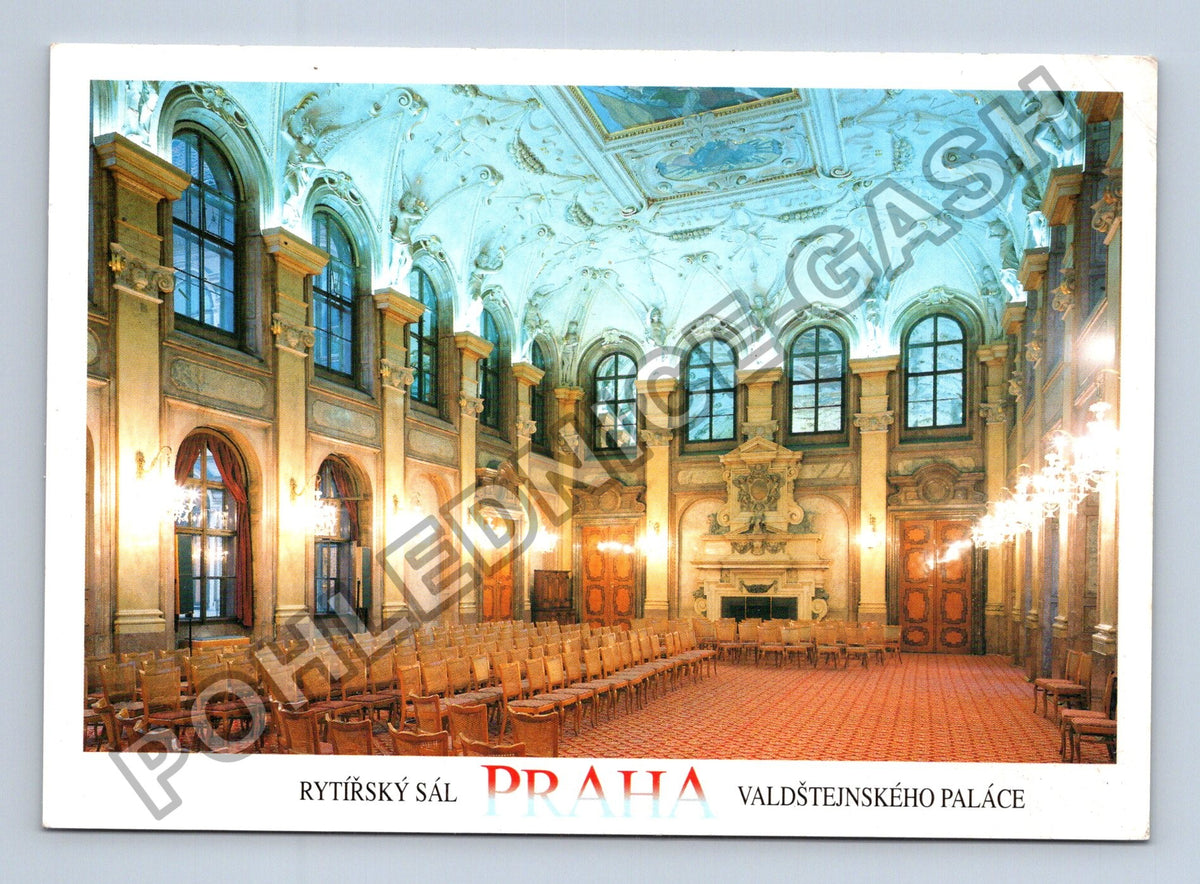 Pohlednice Praha Valdštejnský palác Rytířský sál (M39825)