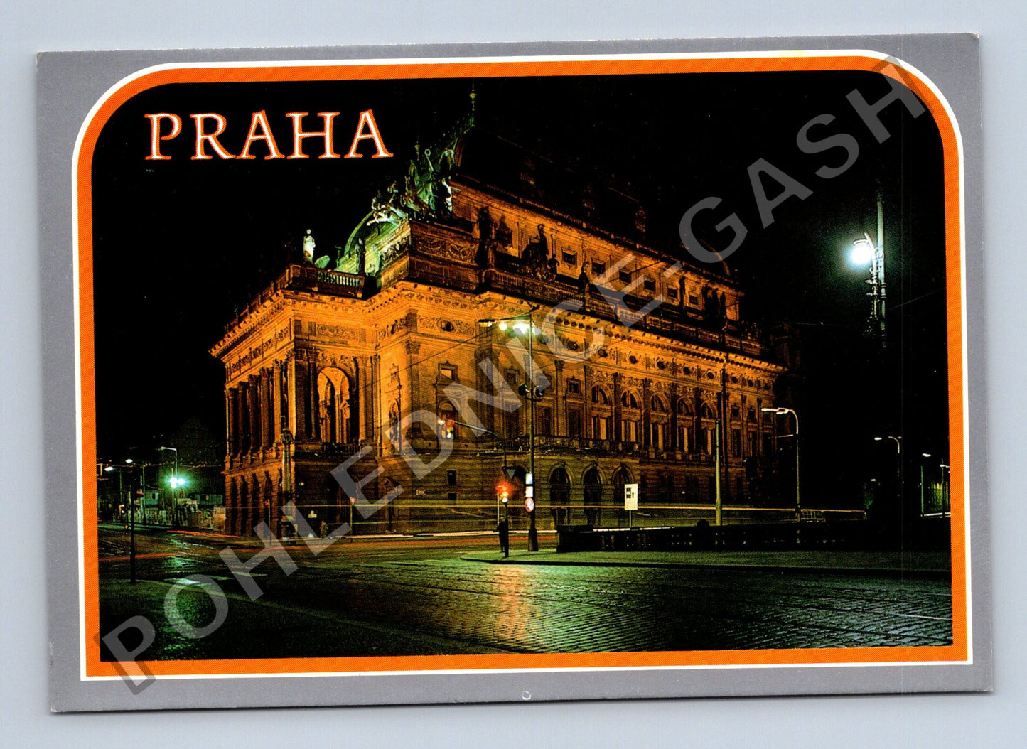 Pohlednice Praha Národní divadlo noční záběr (M39829)