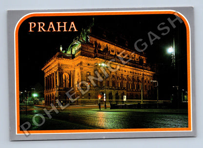 Pohlednice Praha Národní divadlo noční záběr (M39829)