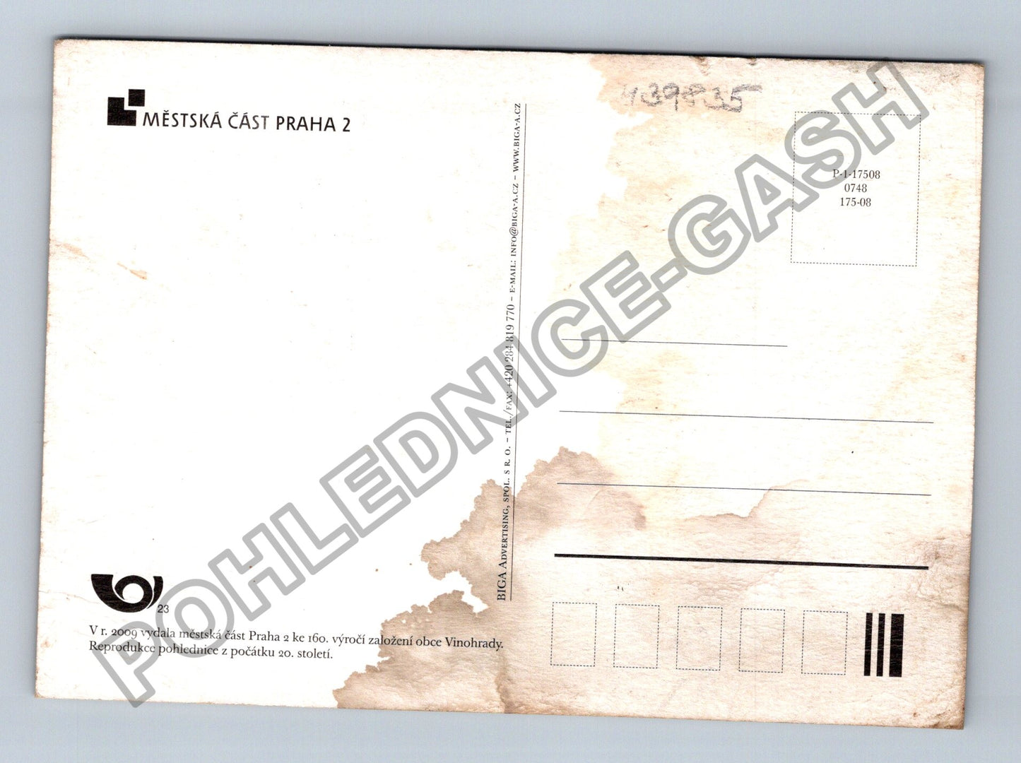 Pohlednice Král. Vinohrady Perutická Zvonařkou Nuselské (M39835)