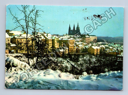 Pohlednice Praha Hradčany zimní pohled (M39836)