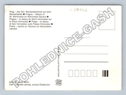 Pohlednice Praha Václavské náměstí socha sv Václava (M39843)