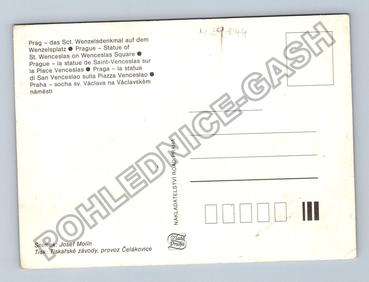 Pohlednice Praha Václavské náměstí Národní muzeum (M39844)