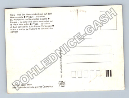 Pohlednice Praha Václavské náměstí Národní muzeum (M39844)