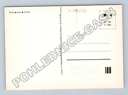 Pohlednice Praha letecký pohled na centrum 1992 (M39850)