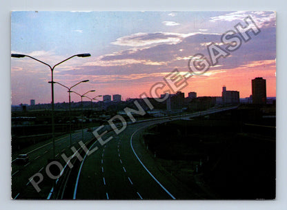 Pohlednice Praha dálnice Jižní spojka Michelská 1971 (M39854)