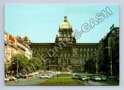 Pohlednice Praha Národní muzeum Václavské náměstí (M39858)
