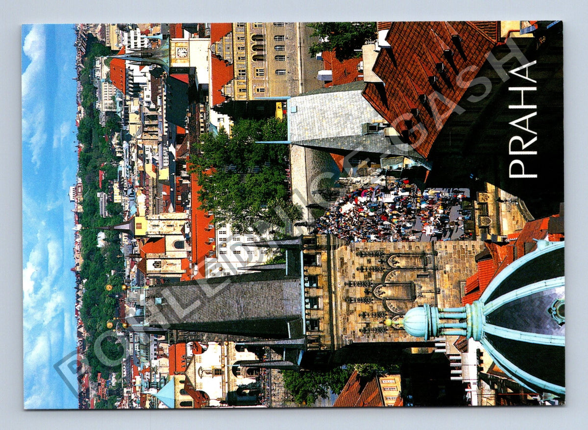 Pohlednice Praha Karlův most a Staré Město (M39862)