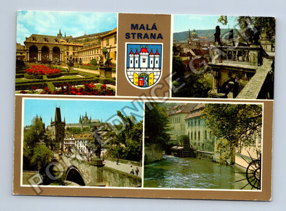 Pohlednice Praha Malá Strana Valdštejnská zahrada Karlův most (M39875)