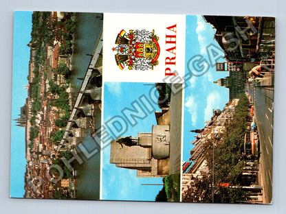 Pohlednice Praha Karlův most Žižkovo náměstí Václavské (M39893)