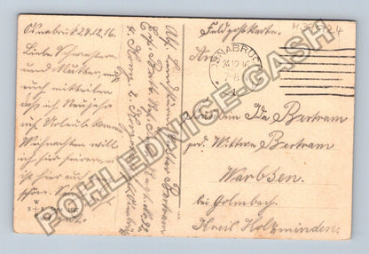 Pohlednice Německo vánoční vojáci Ad. Hoffmann 1916 (M39924)