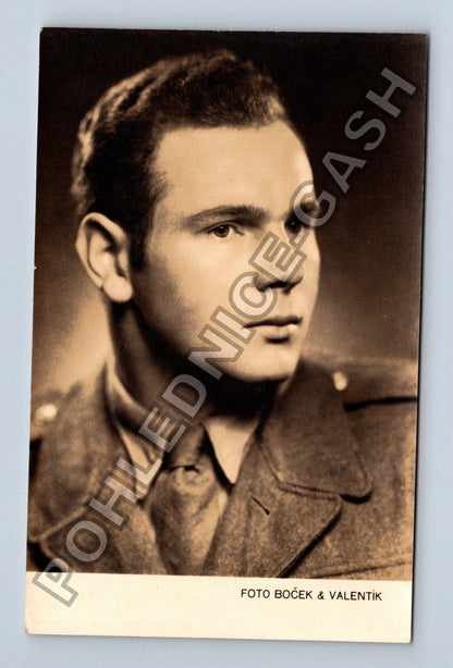 Stará fotografie portrét muže v uniformě Foto Boček & (M39937)