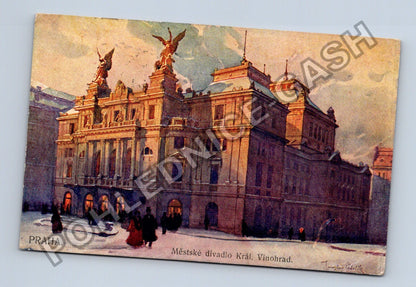Pohlednice Praha Městské divadlo Král Vinohrad (M39941)