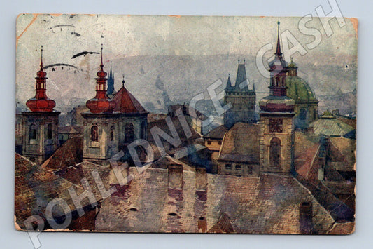 Pohlednice Praha Staré Město Šetelík motiv (M3995)