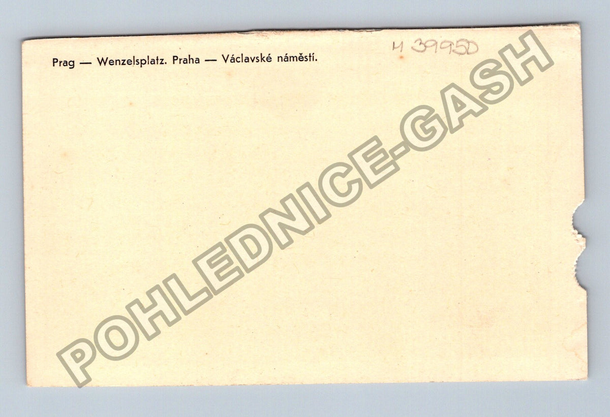 Pohlednice Praha Václavské náměstí Wenzelsplatz (M39950)