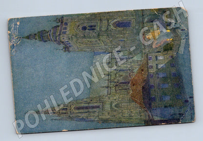 Pohlednice Praha Chrám sv Víta Šetelík motiv (M3996)