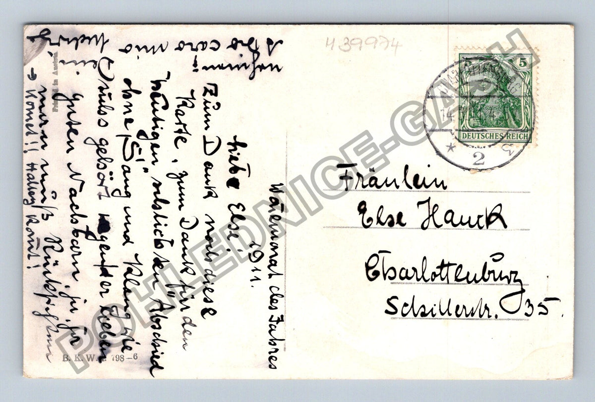 Pohlednice Dítě s oslíkem Ein verwundeter Held 1911 (M39974)