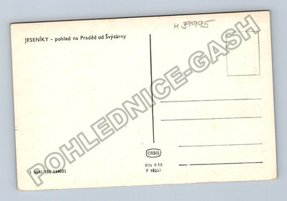 Pohlednice JESENÍKY pohled na Praděd od Švýcárny (M39995)