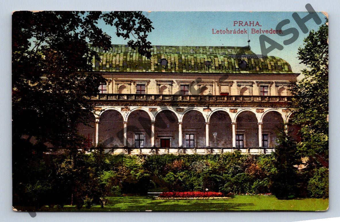 Pohlednice Praha Letohrádek Belvedere historická (M400)
