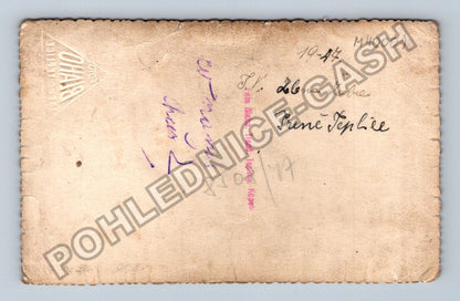 Stará fotografie Slána Zabe Bruné Teplice koupaliště 1947 (M40001)
