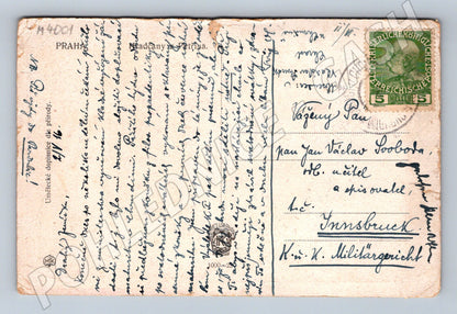 Pohlednice Pražský hrad historický motiv 1916 (M4001)