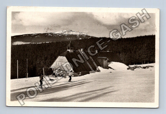 Pohlednice Krkonoše Chata SBS Špindlerův Mlýn 1956 (M40014)