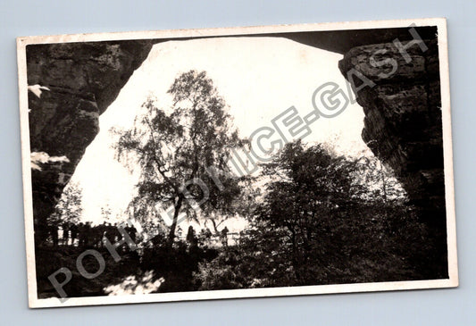 Stará fotografie Pravčická brána Českosaské Švýcarsko (M40016)