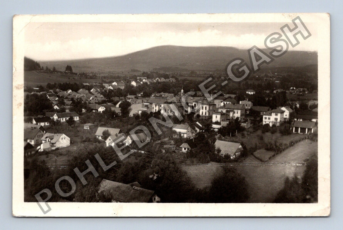 Pohlednice Rovensko pod Troskami celkový pohled (M40020)
