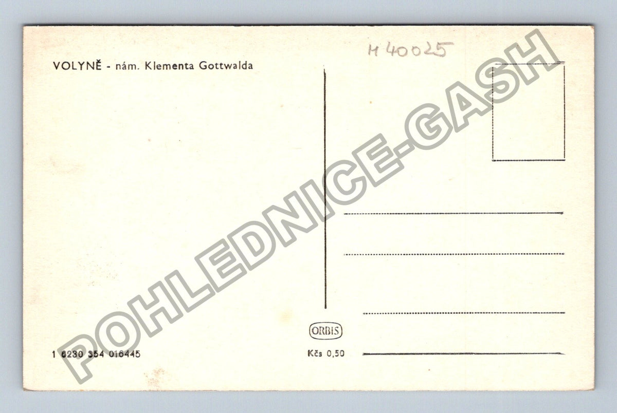 Pohlednice Volyně nám Klementa Gottwalda (M40025)