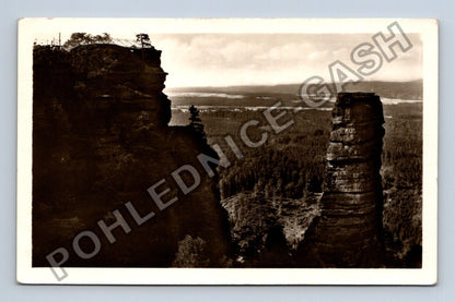 Pohlednice České Švýcarsko Pravčická brána 1957 (M40030)