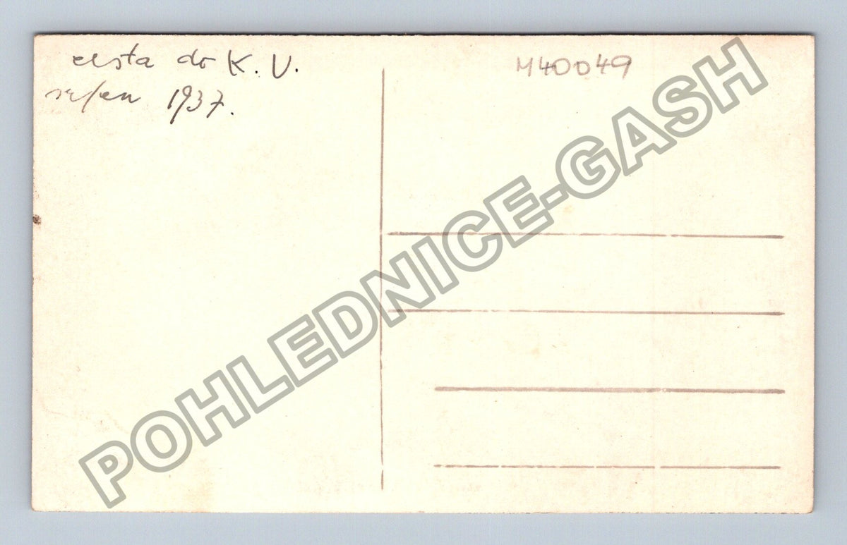 Pohlednice cesta do K.V. srpen 1937 (M40049)