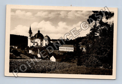 Pohlednice Křtiny u Brna kostel Jména Panny Marie (M40062)