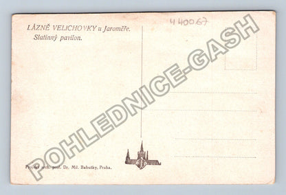 Pohlednice Lázně Velichovky u Jaroměře Slatinný pavilon (M40067)