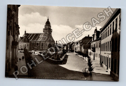 Pohlednice Skalica kostel ulice (M40078)