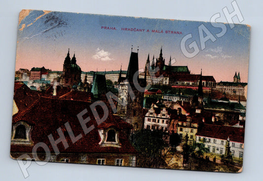 Pohlednice Praha Hradčany a Malá Strana historický (M4008)