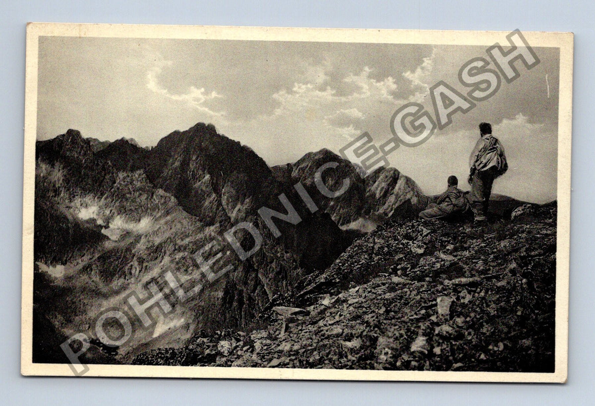 Pohlednice Vysoké Tatry Velká Vysoká-Rysy-Denesov štít (M40084)
