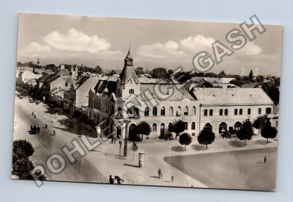 Pohlednice Slovensko Michalovce široký pohled město (M40089)