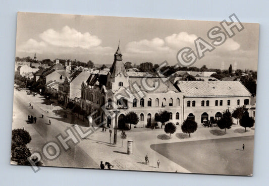 Pohlednice Slovensko Michalovce široký pohled město (M40089)