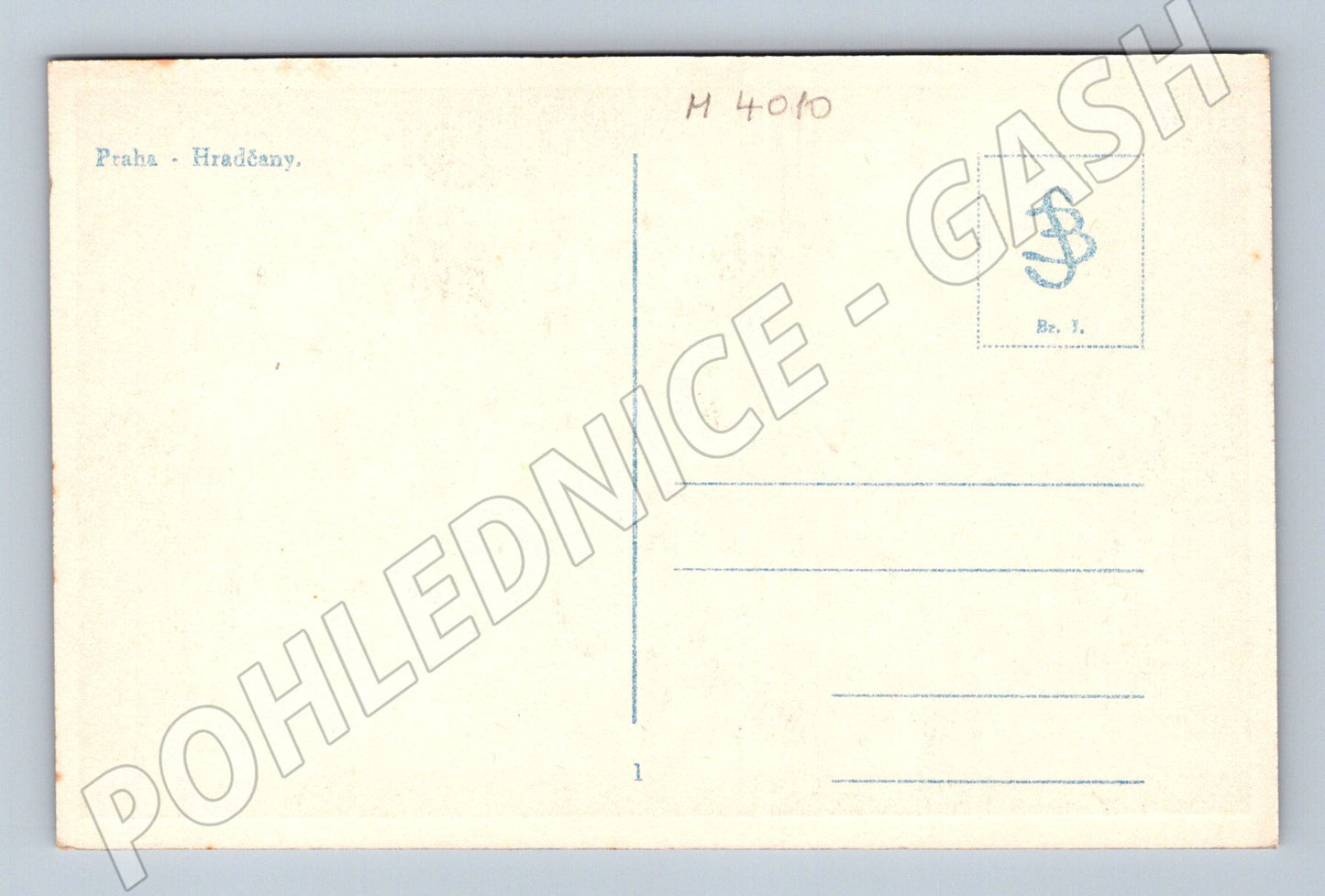 Pohlednice Praha Hradčany Pražský hrad historický motiv (M4010)