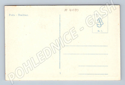 Pohlednice Praha Hradčany Pražský hrad historický motiv (M4010)