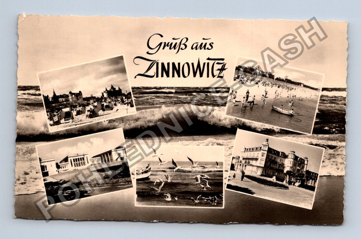 Pohlednice Německo Zinnowitz na Usedome moře pláž (M40101)