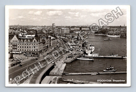 Pohlednice Švédsko Stockholm Skeppsbran (M40109)